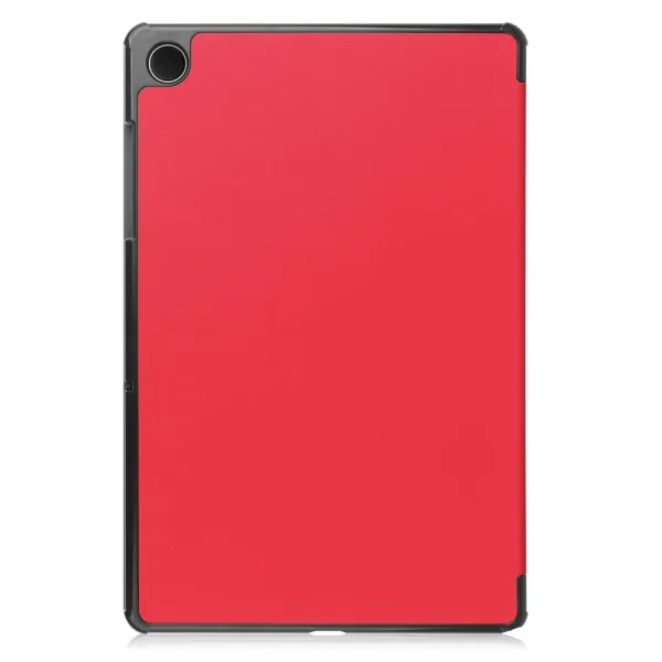LEATHER Zaklápací kryt pre Samsung Galaxy Tab A11+ červený
