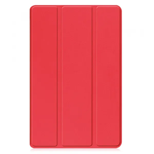 LEATHER Zaklápací kryt pre Samsung Galaxy Tab A11+ červený