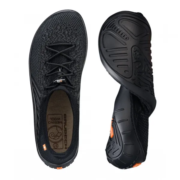 Brubeck Merino GRAPHITE / BLACK - 40