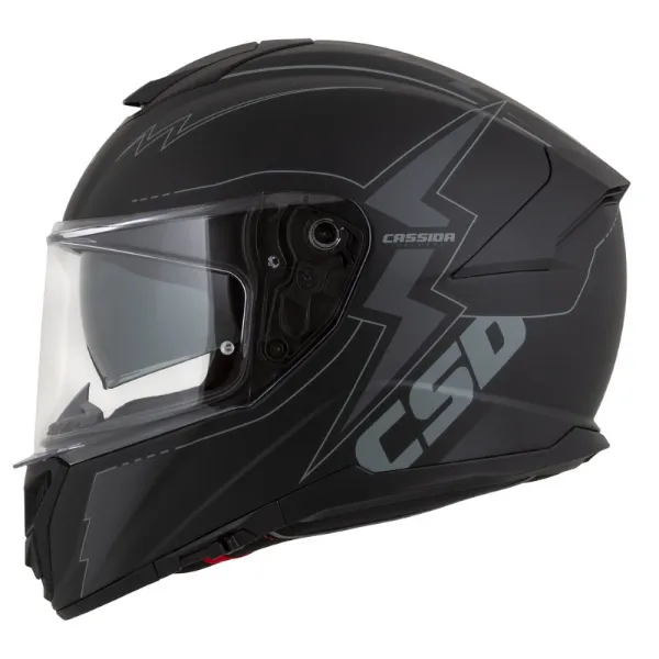 Cassida Integral GT 2.1 Flash čierna matná/tmavo šedá S (55-56)