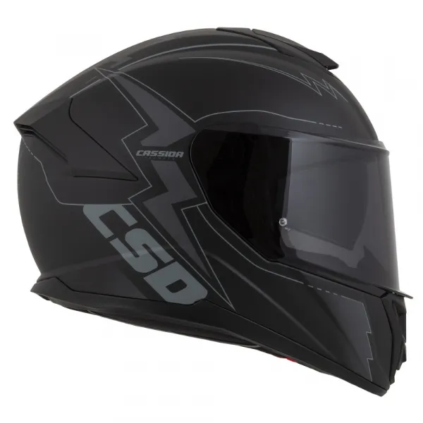 Cassida Integral GT 2.1 Flash čierna matná/tmavo šedá S (55-56)