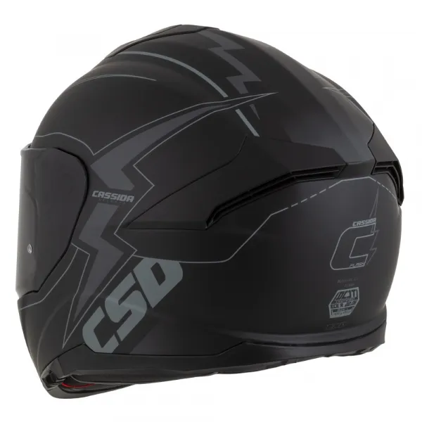 Cassida Integral GT 2.1 Flash čierna matná/tmavo šedá S (55-56)