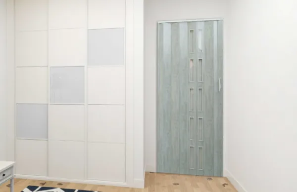 Skladacie dvere 005S imitácia betónu 80 cm
