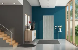 Skladacie dvere 001P imitácia betónu 90 cm