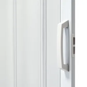 Skladacie dvere 004-80-06 biele matné 80 cm
