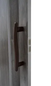 Skladacie dvere 001P grafitový dub matný 80 cm