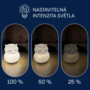 Zopa nočné silikónové svetlo zajačik M