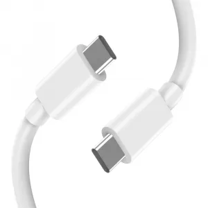 Tech-Protect NC45W GaN sieťová nabíjačka 2x USB-C 45W + kábel USB-C, biela