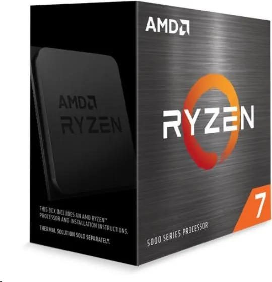 Procesor AMD RYZEN 7 5800X, 8-jadrový, 3.8 GHz (4.7 GHz Turbo), 36 MB cache (4+32), 105 W, socket AM4, bez chladiča