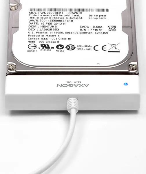 AXAGON ADSA-1S, USB 2.0 - SATA HDD/SSD adaptér vrátane. 2.5" puzdrá
