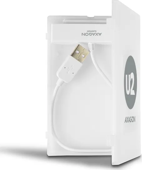 AXAGON ADSA-1S, USB 2.0 - SATA HDD/SSD adaptér vrátane. 2.5" puzdrá