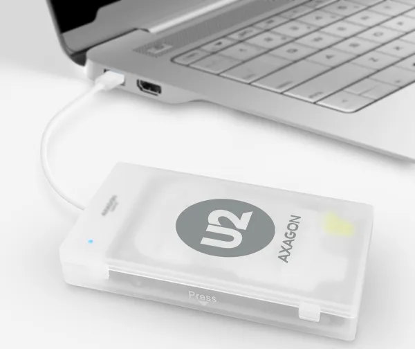 AXAGON ADSA-1S, USB 2.0 - SATA HDD/SSD adaptér vrátane. 2.5" puzdrá