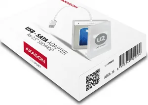 AXAGON ADSA-1S, USB 2.0 - SATA HDD/SSD adaptér vrátane. 2.5" puzdrá