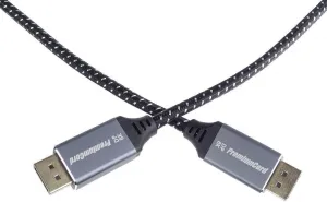 Kábel PREMIUMCORD DisplayPort 1.4 pripojovací kábel, kovové a pozlátené konektory, 3 m