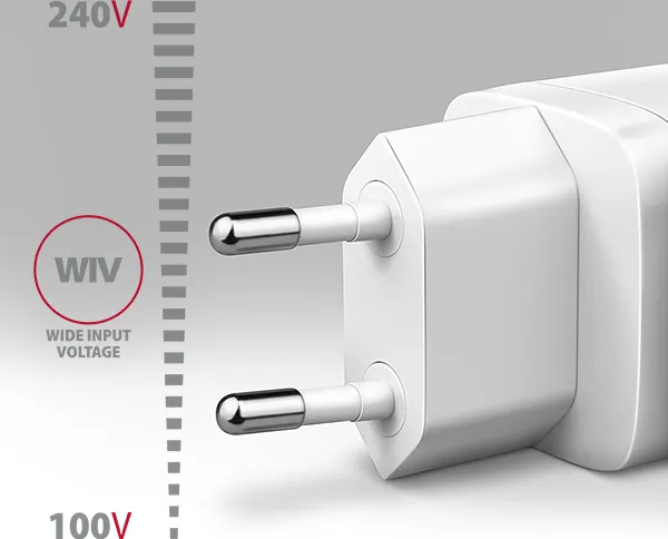AXAGON ACU-PQ20W, nabíjačka do siete 20W, 2x port (USB-A + USB-C), PD3.0/PPS/QC4+/AFC/Apple, biela