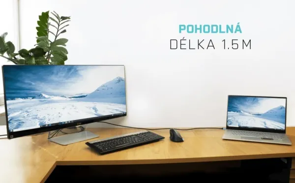 i-tec iTec USB-C HDMI kábel adaptér 4K/60 Hz 150cm