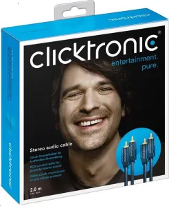 PremiumCord Kábel ClickTronic HQ OFC 2x Cinch - 2x Cinch RCA, M/M, 10 m