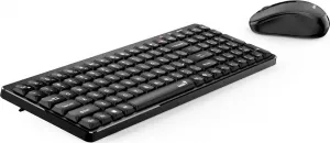 GENIUS set klávesnice + myš LuxeMate Q8100, Bezdrátový set, CZ+SK, černá