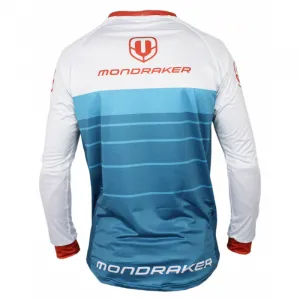 Pánsky cyklistický dres s dlhým rukávom MONDRAKER Enduro Trail Jersey long, petrol white red