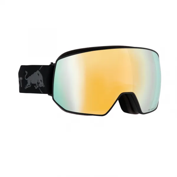 Lyžiarske okuliare RED BULL SPECT FINK-02YE2, black smoke with yellow mirror