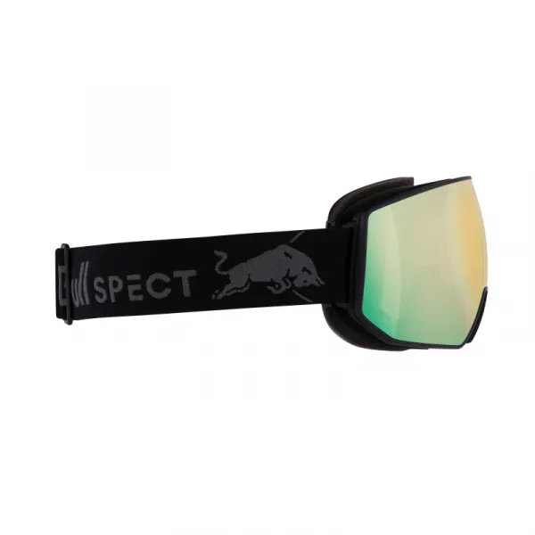 Lyžiarske okuliare RED BULL SPECT FINK-02YE2, black smoke with yellow mirror