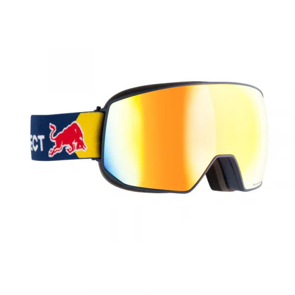 Lyžiarske okuliare RED BULL SPECT FINK-01RE2, blue brown with red mirror