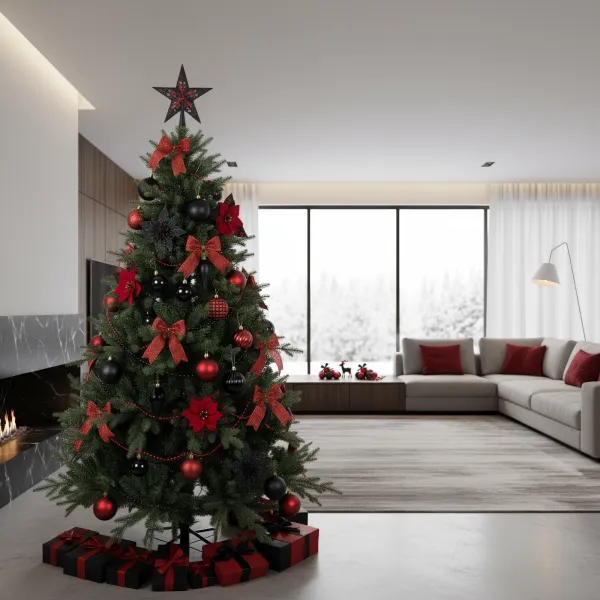 3D vianočný stromček s kovovým stojanom, 180 cm, TRISY