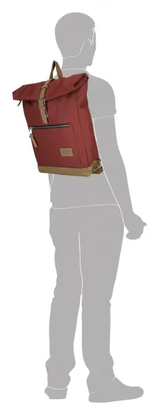 Retro ruksak Enrico Benetti Santiago 46215 Burgundy