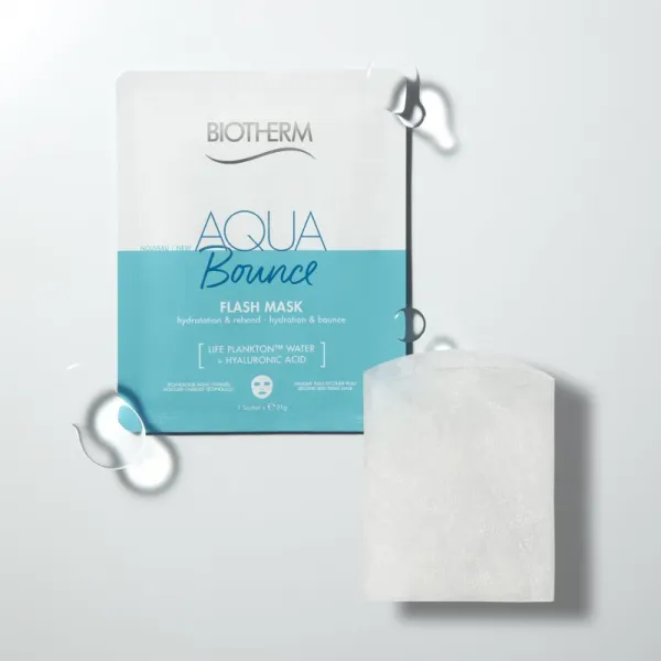 Biotherm Aqua Bounce Flash Mask plátenná maska 35 g