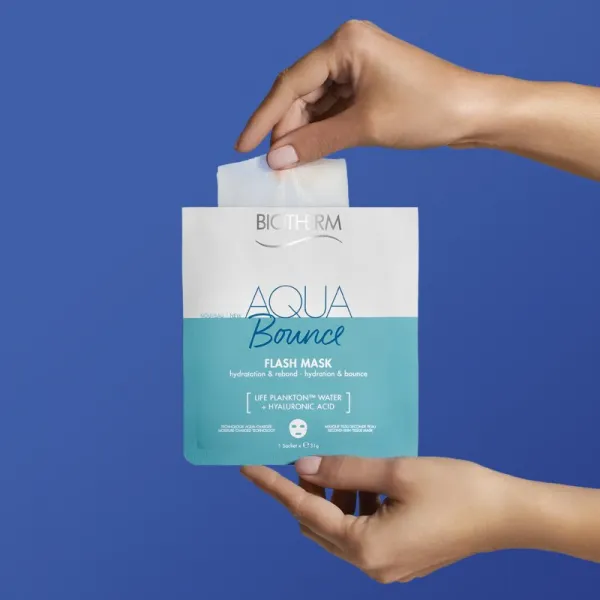 Biotherm Aqua Bounce Flash Mask plátenná maska 35 g
