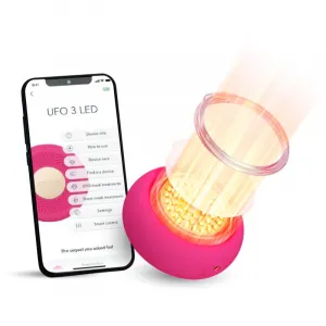 FOREO UFO™ 3 LED sonický prístroj pre urýchlenie účinku pleťovej masky s LED a NIR svetlom 1 ks