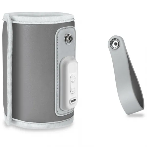 Lionelo Care Thermup Go ohrievač dojčenských fliaš Grey Silver 1 ks