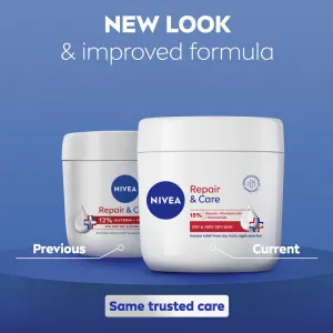 NIVEA Repair & Care výživný regeneračný krém pre suchú pokožku 400 ml