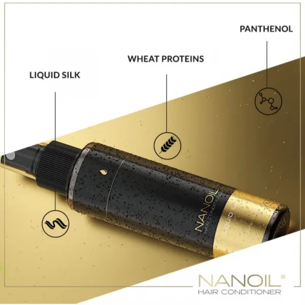 Nanoil Liquid Silk uhladzujúci bezoplachový kondiconér na vlasy 125 ml