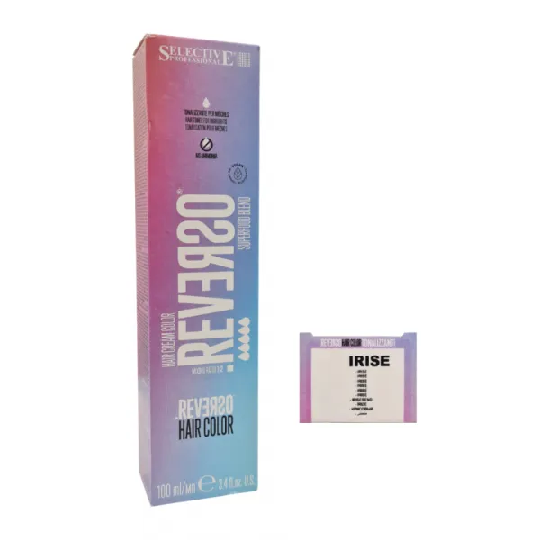 Tónovacia farba na melírované a odfarbené vlasy Selective Professional Reverso Hair Color Toner 100 ml, Irise - dúhová + darček zadarmo