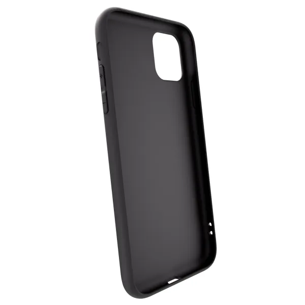 Silikónový čierny obal pre Apple iPhone 11 - Throw UP