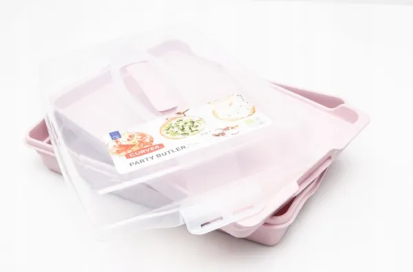 CURVER Party box na potraviny | ružová