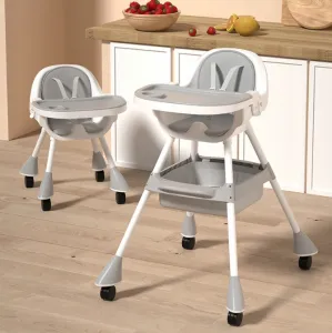 Praktickádetskástoličkanakŕmenie3v1zelená
