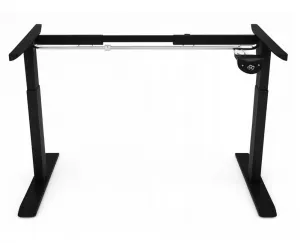 Elektrickývýškovonastaviteľnýstôl72-117cm-orech,čiernaŠírka:60cm|Dĺžka:140cm