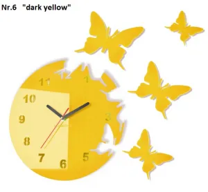 Nalepovaciehodinynastenusmotívommotýľovmodrá40496_121121