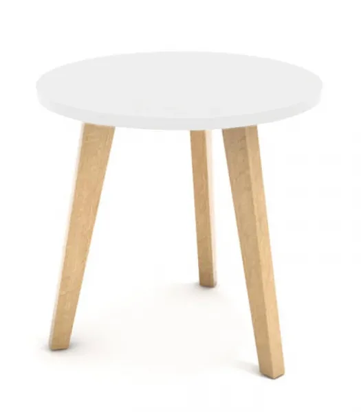 Konferenčný stôl VASAGLE G617 škandinávsky 40 cm v bielej farbe
