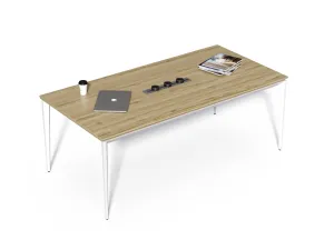 Konferenčný stôl Houseland Profit Meet 01 s 3 zásuvkami 200 cm dub prírodný