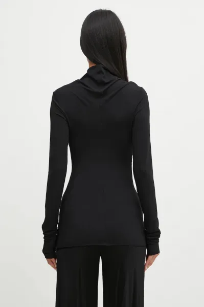 Blúzka s prímesou kašmíru Rick Owens Lilies Kairo