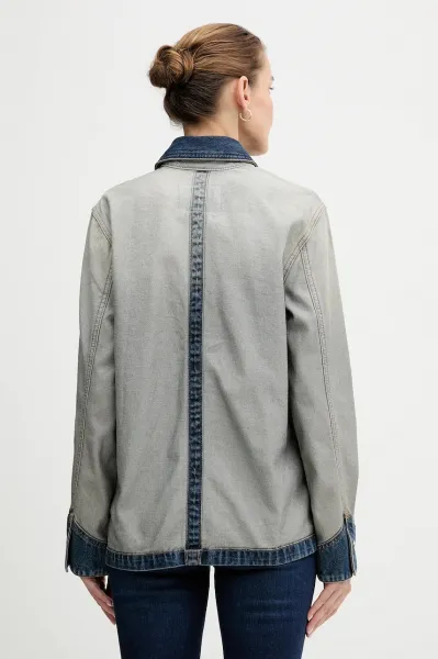 Bavlnená rifľová bunda Calvin Klein Jeans