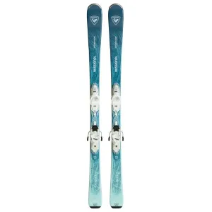 Rossignol FAMOUS 14 XPRESS + XPRESS 10 GW Dámske zjazdové lyže, tyrkysová, veľkosť