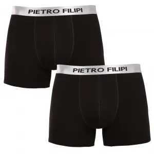 Pánska darčeková sada 2PACK boxerky Metalic a kosmetika Pietro Filipi (4PBK1) M, trenky