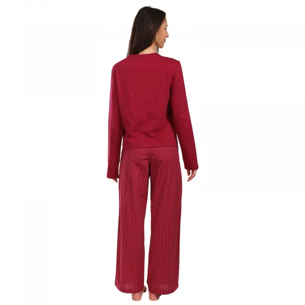 Dámske pyžamo Calvin Klein červené (QS7578 3FA) M