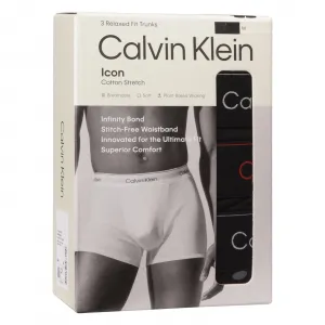 3PACK pánske boxerky Calvin Klein čierné (NB4286-0FL) S, trenky