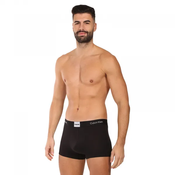 3PACK pánske boxerky Calvin Klein čierne (NB4476-UB1) M, trenky