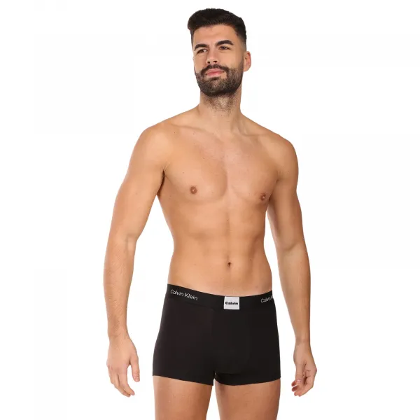 3PACK pánske boxerky Calvin Klein čierne (NB4476-UB1) M, trenky